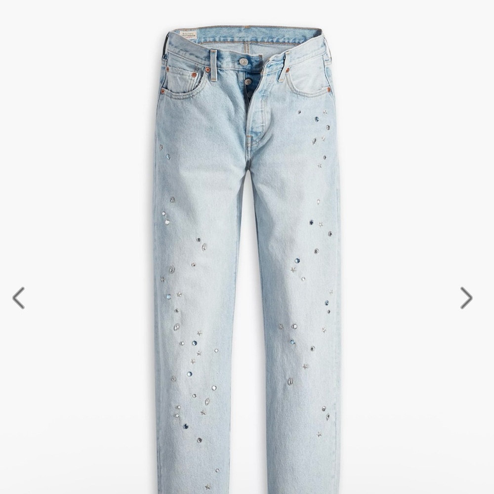 Levi's Distressed Blue Jeans 27